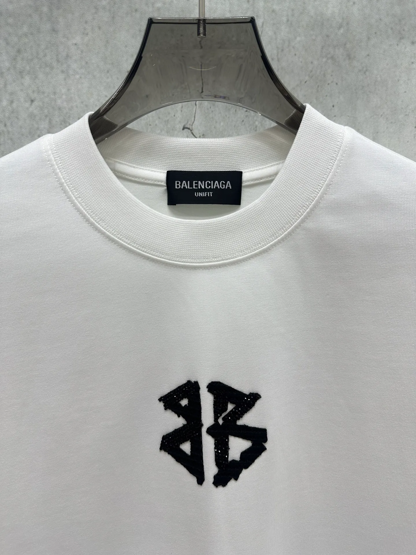 120💰 Balenciaga 2026ss 380g Versatile Same Style -Size：S M L XL -Color：Black